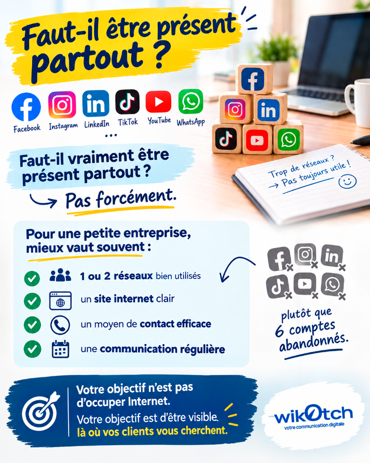Faut il etre present partout