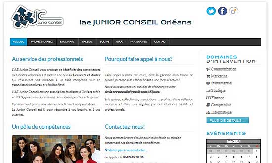 IAE Junior conseils Orléans